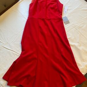 Donna Morgan halter neck Scarlet Dress NWT